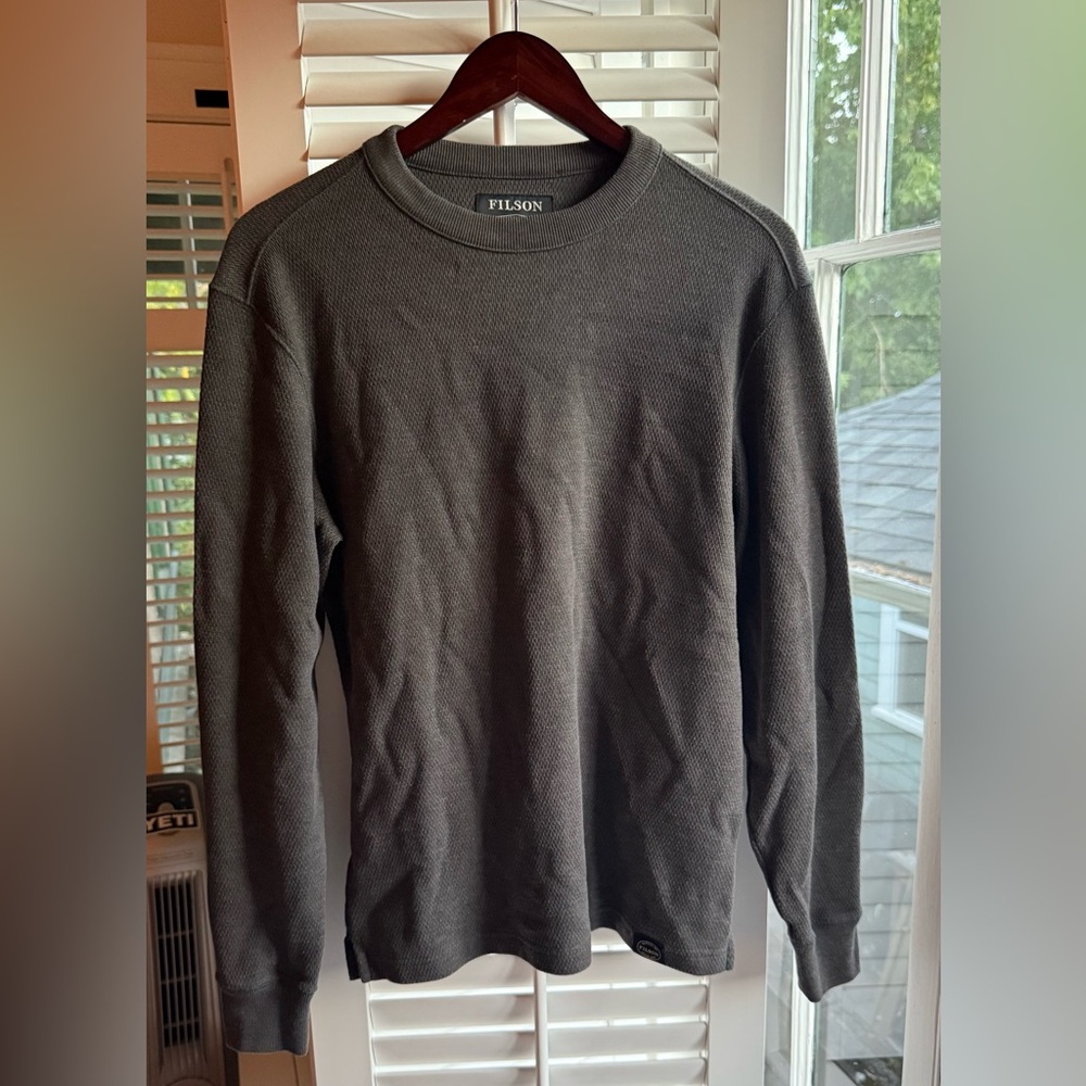 Filson Men's Charcoal Long Sleeve Tee